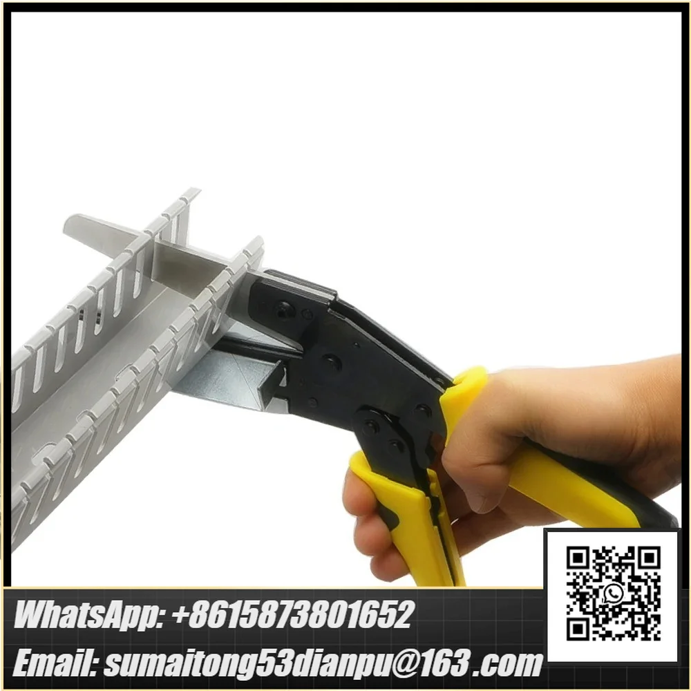 PVC Wire Slot Cutting Tool 45°/90°Multi Angle Manual Plastic Trunking Cutter PE PPR Plastic Pipe Cutting Trim Scissor VSJ-110XC