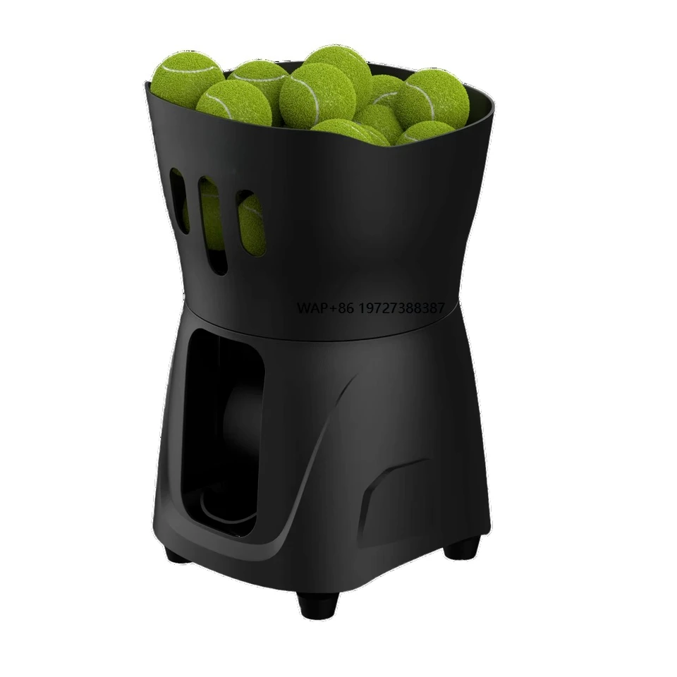 

Professional Tennis & Padel Ball Machine with APP Control, Adjustable Speed/Spin, Portable for Club/Home Training