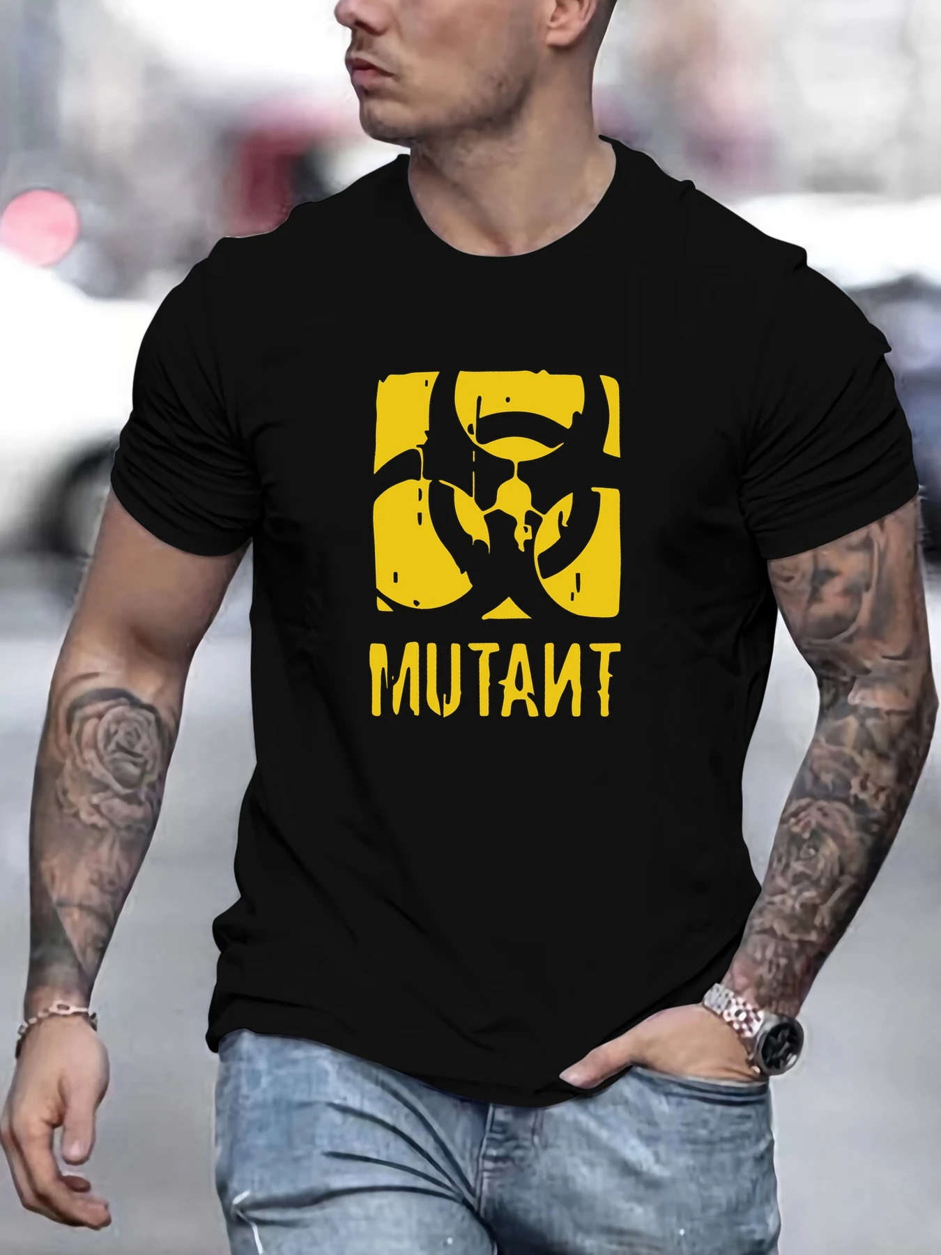 

T Shirt for Man 100% Cotton Summer Round Neck Short Sleeve Graphic Print Breathable Streetwear Fashion Leisure Cool T-shirt
