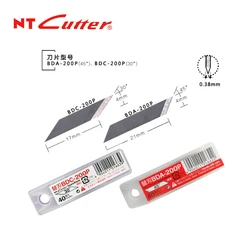 Japan NT CUTTER 45 degrees BDA-200P small pen knife art blade multi-functional carving blade used for: mobile phone repair PCB repair paper carving model rubber stamp stationery carving knife