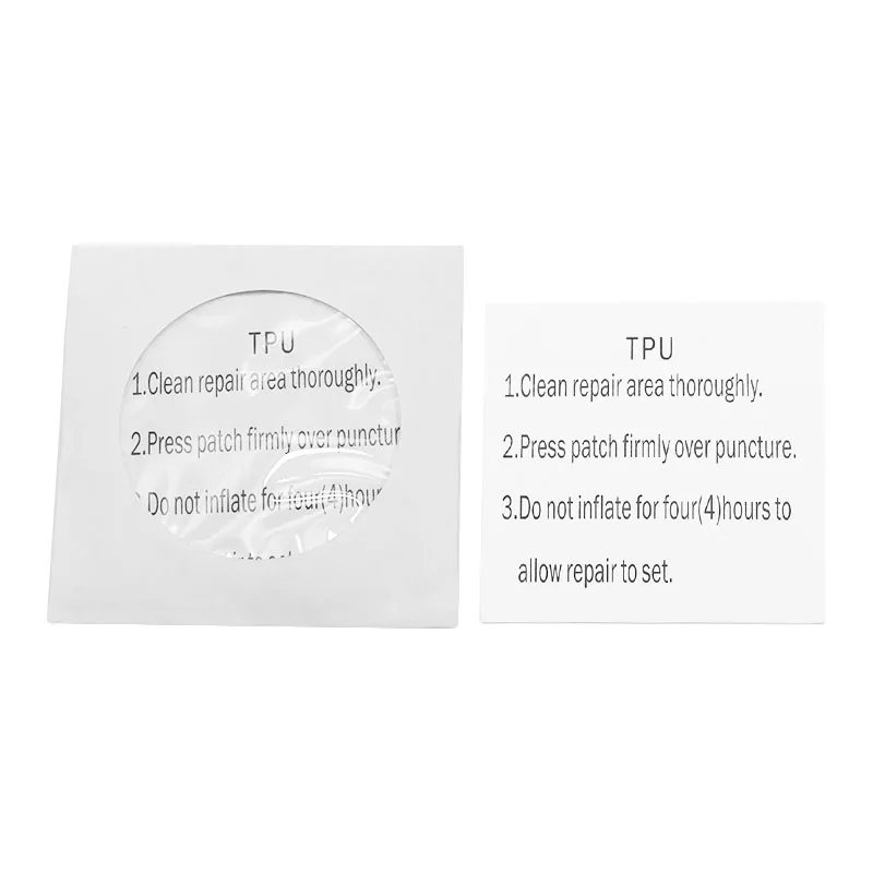 Self Adhesive Repair Patch Clear TPU Adhesive Patch Waterproof Inflatable Toy Repair Kit Elastic Square for Tent Air Bed