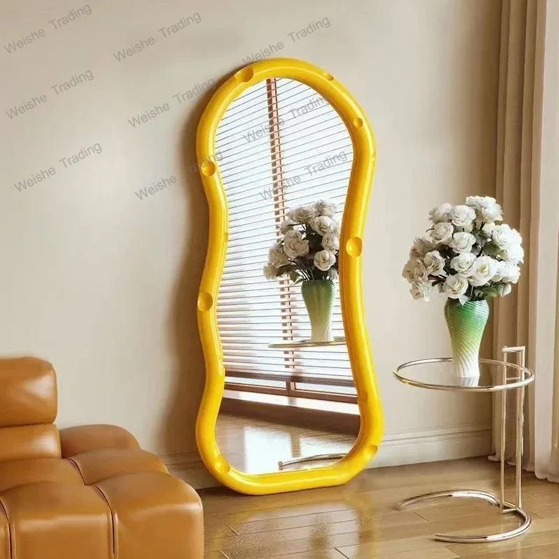 

Oval Cute Mirrors Full Body Standing Princess Bedroom Mirrors Full Body Living Room Room Decoration