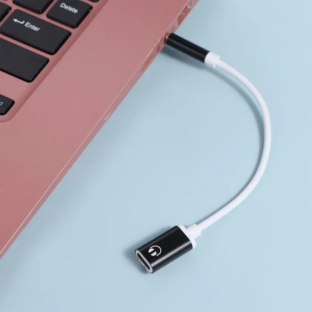 1pcs 3.5mm Male To Type-c Female Headphone Aux Cable Converter Type-C To 3.5mm Jack Converter Earphone Audio Adapter Cable