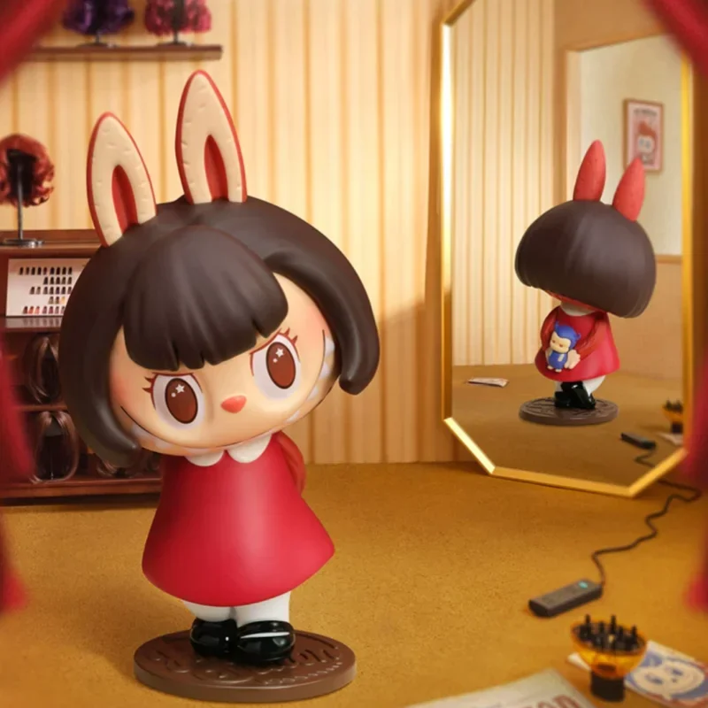 POP MART LABUBU THE MONSTERS HAIR SALON Series Blind Box Original Toys Guess Bag Mystery Box Doll Cute Anime Figure Ornament view 5