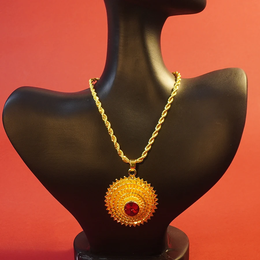 Ethiopian Eritrean Products Nigerian Traditional Wedding Set Necklace Earrings Rings Bracelets Wedding Decorations