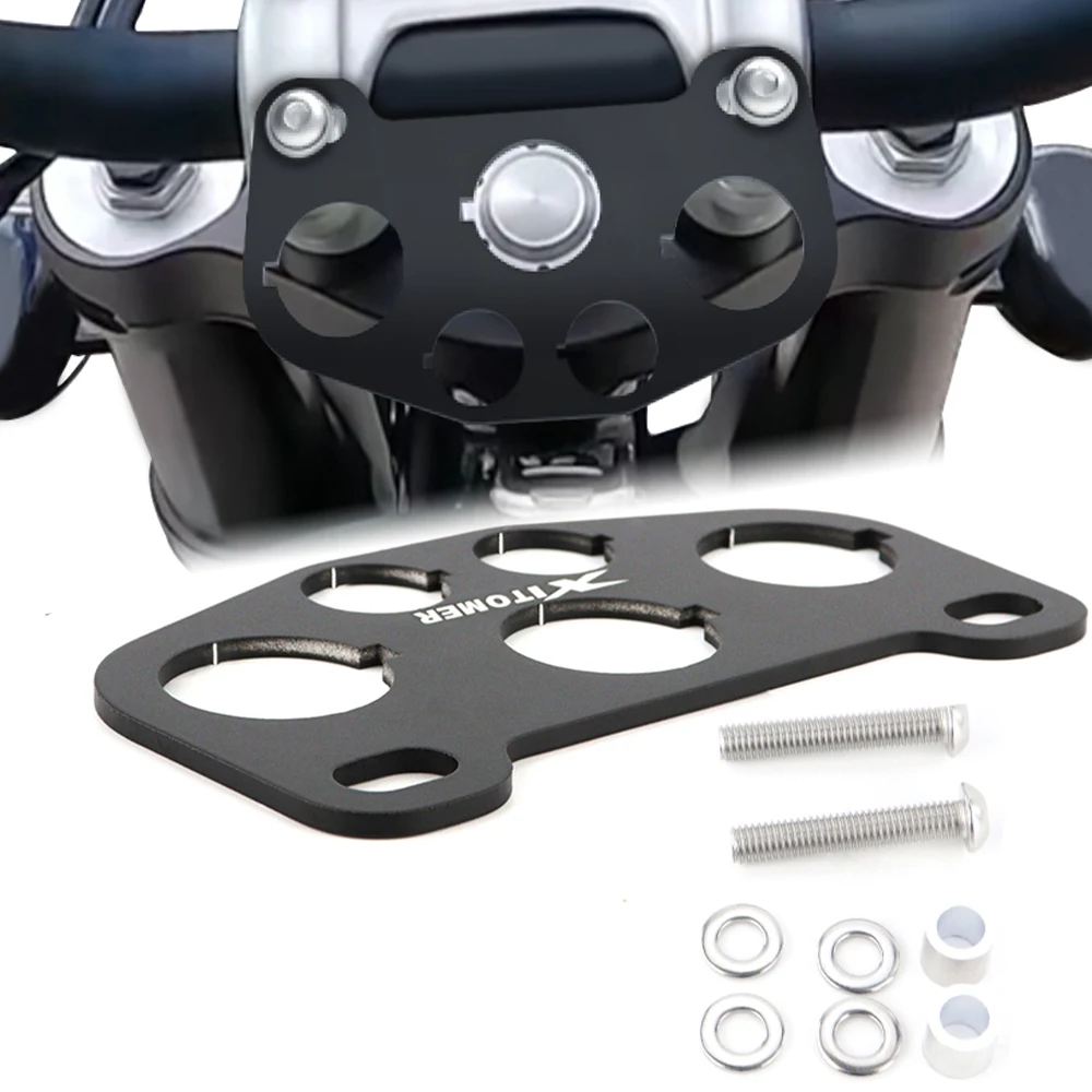 

Fit For Triumph 1200 Scrambler XC 2019-2021 2022 Motorcycle Black Dash Bare Panel Cover Protector Aluminum Auxiliary Shelves