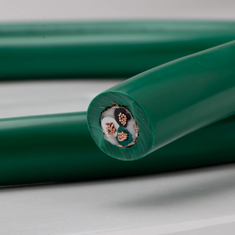 D502 Hi-End 5N Silver Plated Copper Mix OFC AC Power Cable 12AWG hifi Power Core for DIY Power Speaker/Amplifier Cable