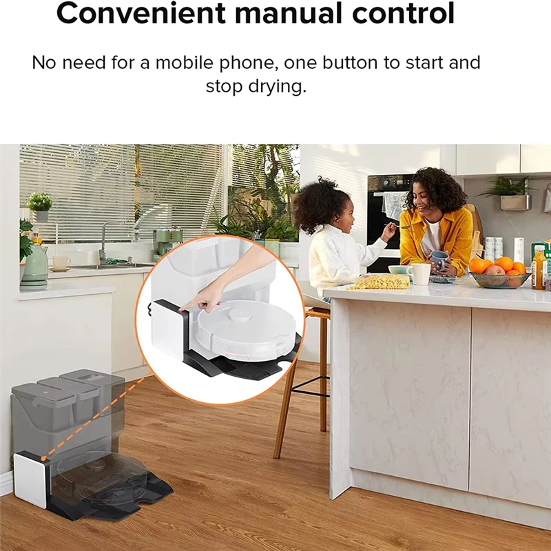 A74G-For Roborock S7 Maxv Ultra S7 Pro Ultra Smart Dryer Module مجموعة ملحقات: غسيل فارغ قاعدة ملء ممسحة تجفيف