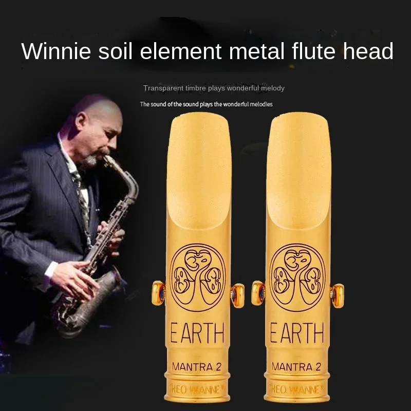 Replica Winnie Soil Element Metal Flute Head Alto Soprano Tenor Initial Performance Accessories Bolwtorch