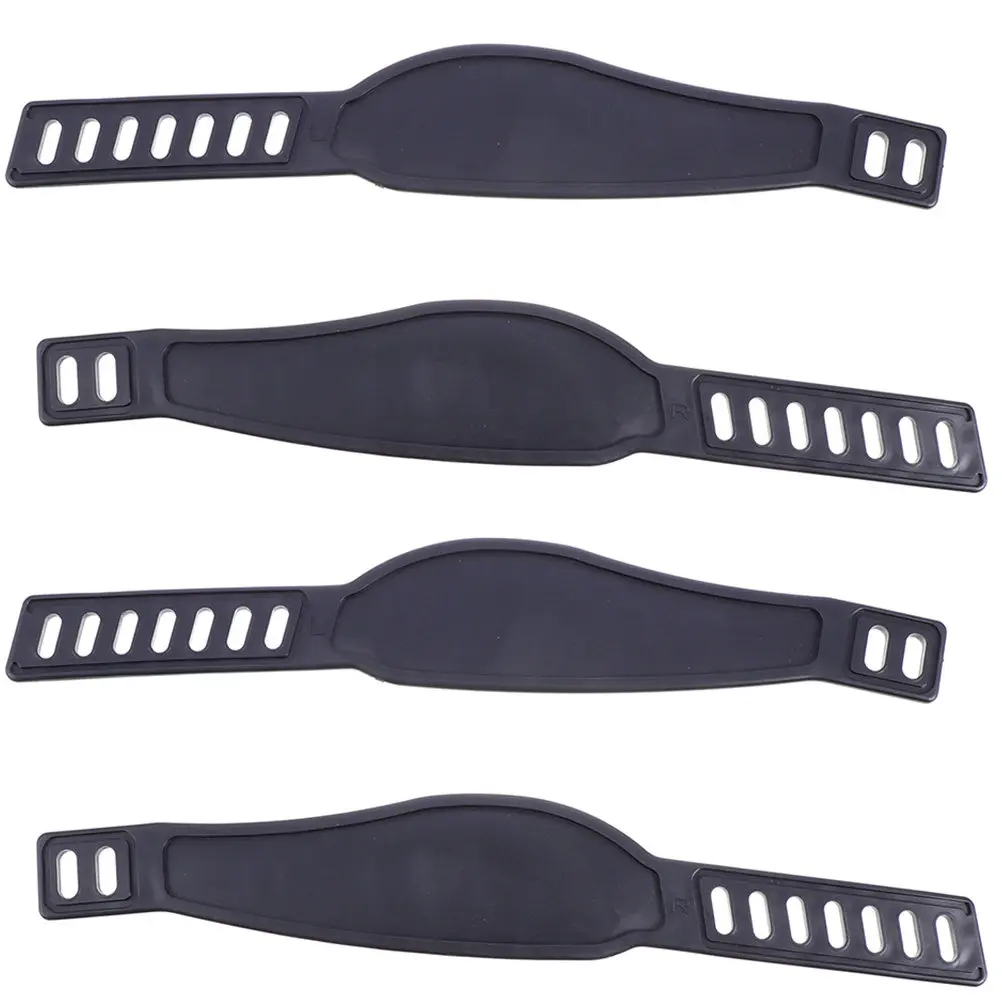

2Pairs Cycling Pedal Straps Adjustable Universal Footrest Straps High Strength Anti-Slip Bike Accessories Exercise Gym