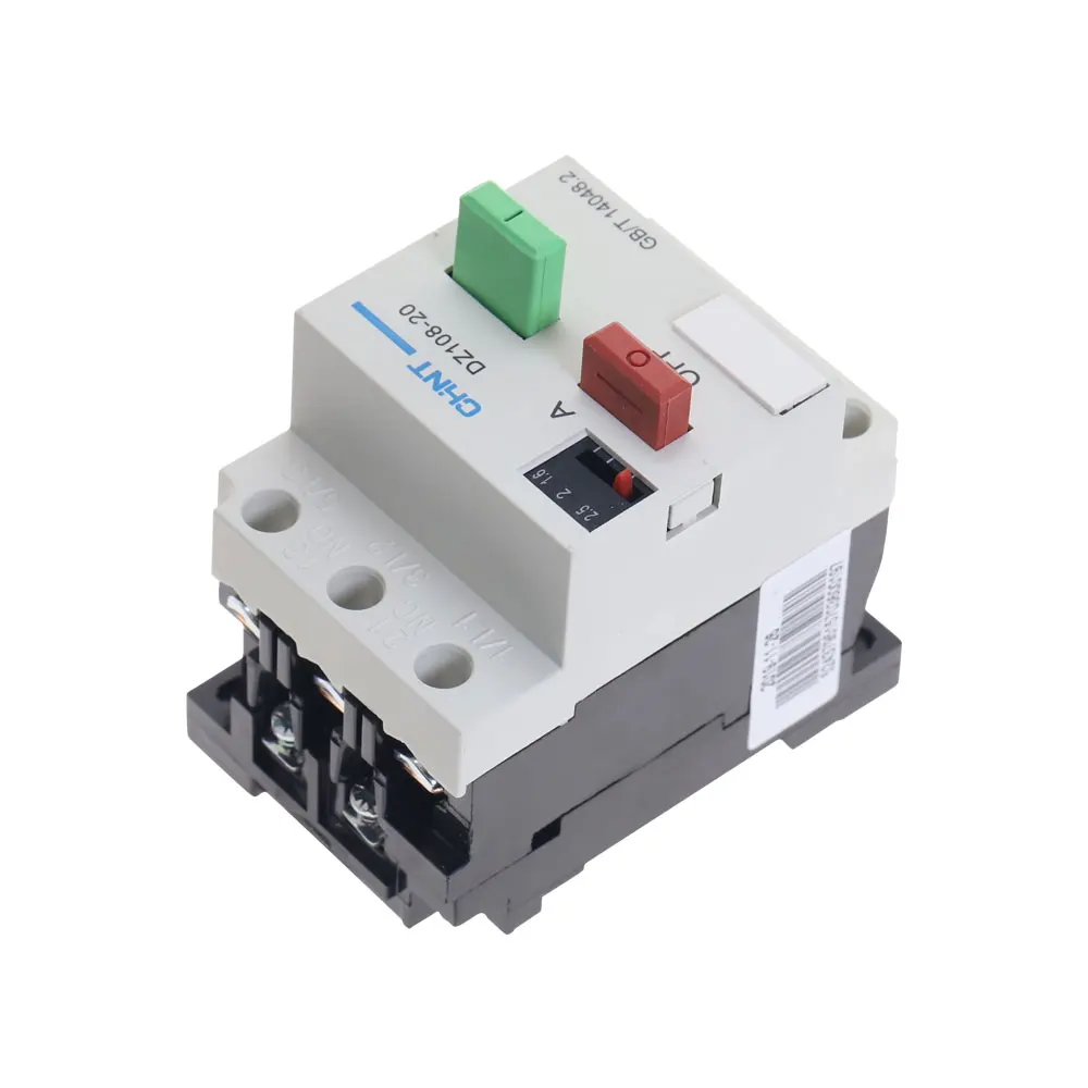 DZ108-20 Molded Case Circuit Breaker 6A-20A, Motor Protection Switch for Electric Machine/Motor Control