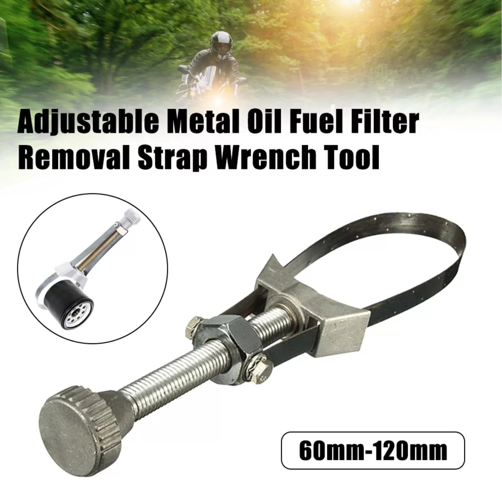 

Инструмент для снятия автомобильного фильтра, универсальный динамометрический ключ с трещоткой, регулировка диаметра от 60 мм до 120 мм, ручной инструмент для обслуживания автомобиля
