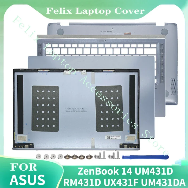 laptop lcd tampa traseira palmrest superior caixa inferior para asus zenbook 14 um431d rm431d ux431f um431da bx431 u4500 u4500f novo 01
