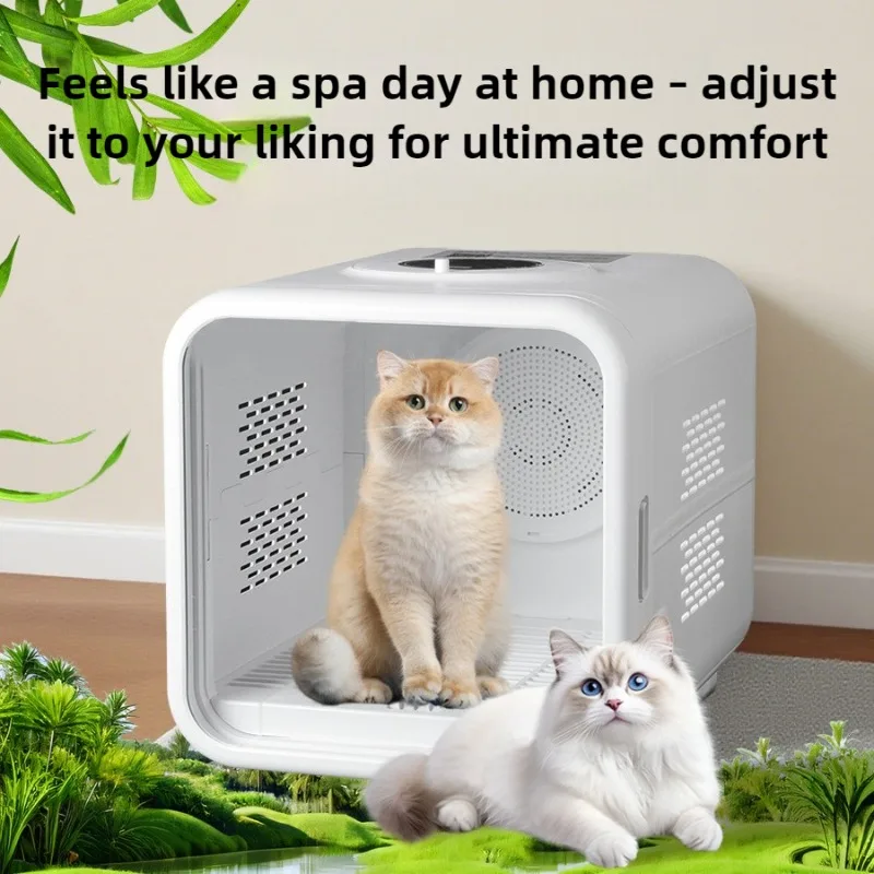 

1200W 53L Large Space Pet Drying Box Cat Dog Automatic Hair Dryer Silent Drying Machine Antibacterial Disinfection Dog Dryers