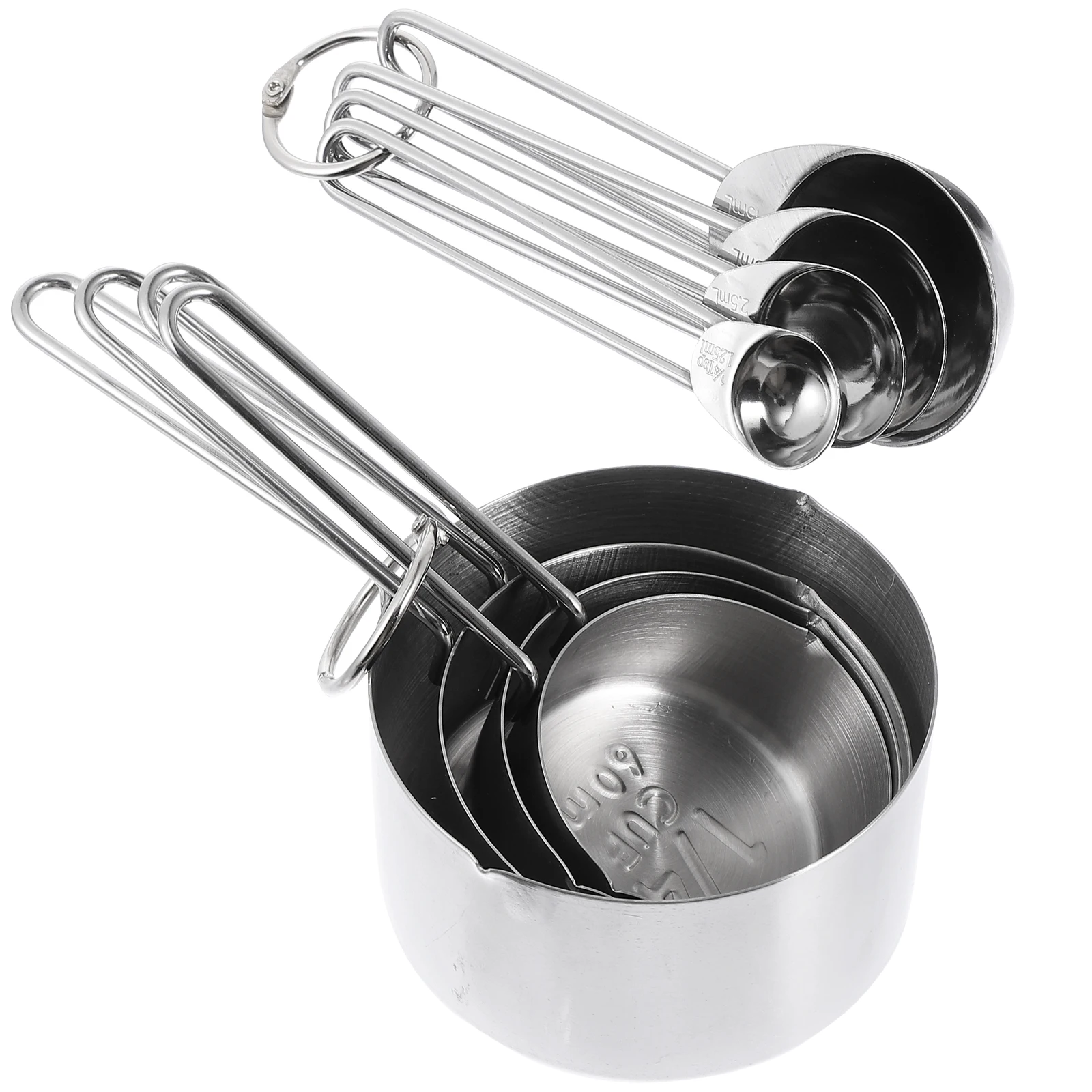 

Baking Measuring Spoon Spoons for Stainless Cups Graduated Measure Scoops Metal Kitchen