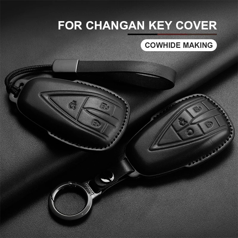 

Car Smart Key Case Cover For Changan UNIT UNIK CS35PLUS CS55 PLUS CS75 PLUS Oshan X7 X5 Key Protector Shell Keychain Accessories