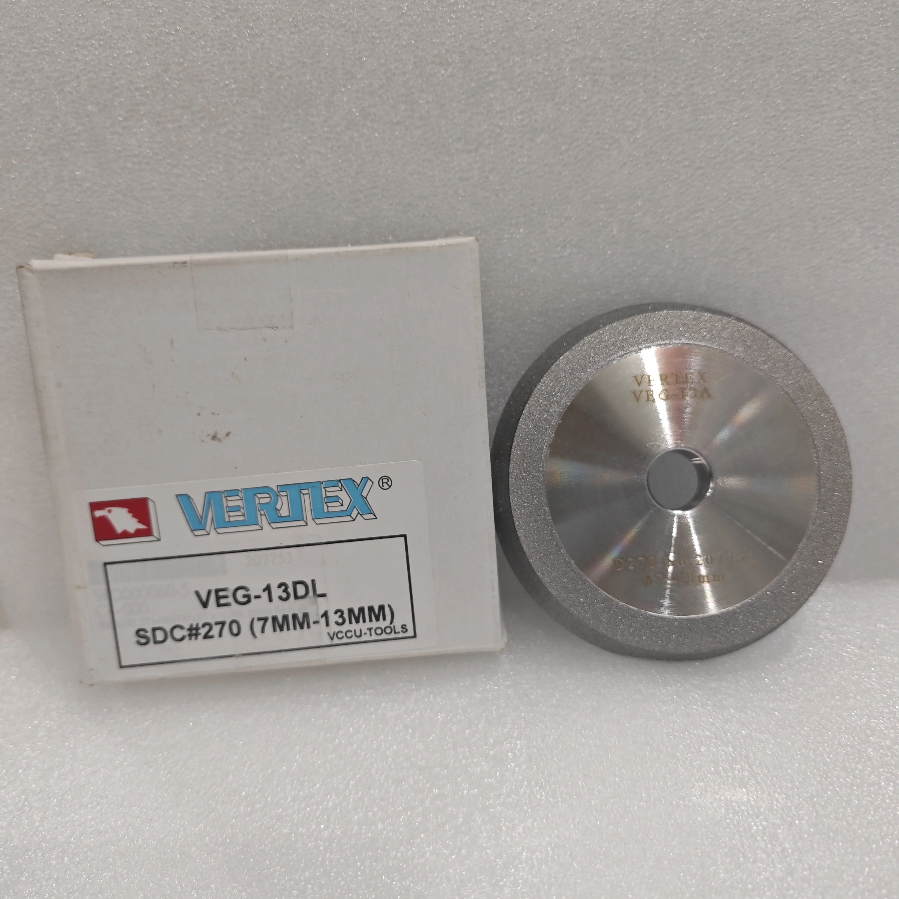 Imagem -05 - Rebolo para Vertex Veg13a Cbn Sdc 46 mm 7-13 mm Precision End Mill Grinder