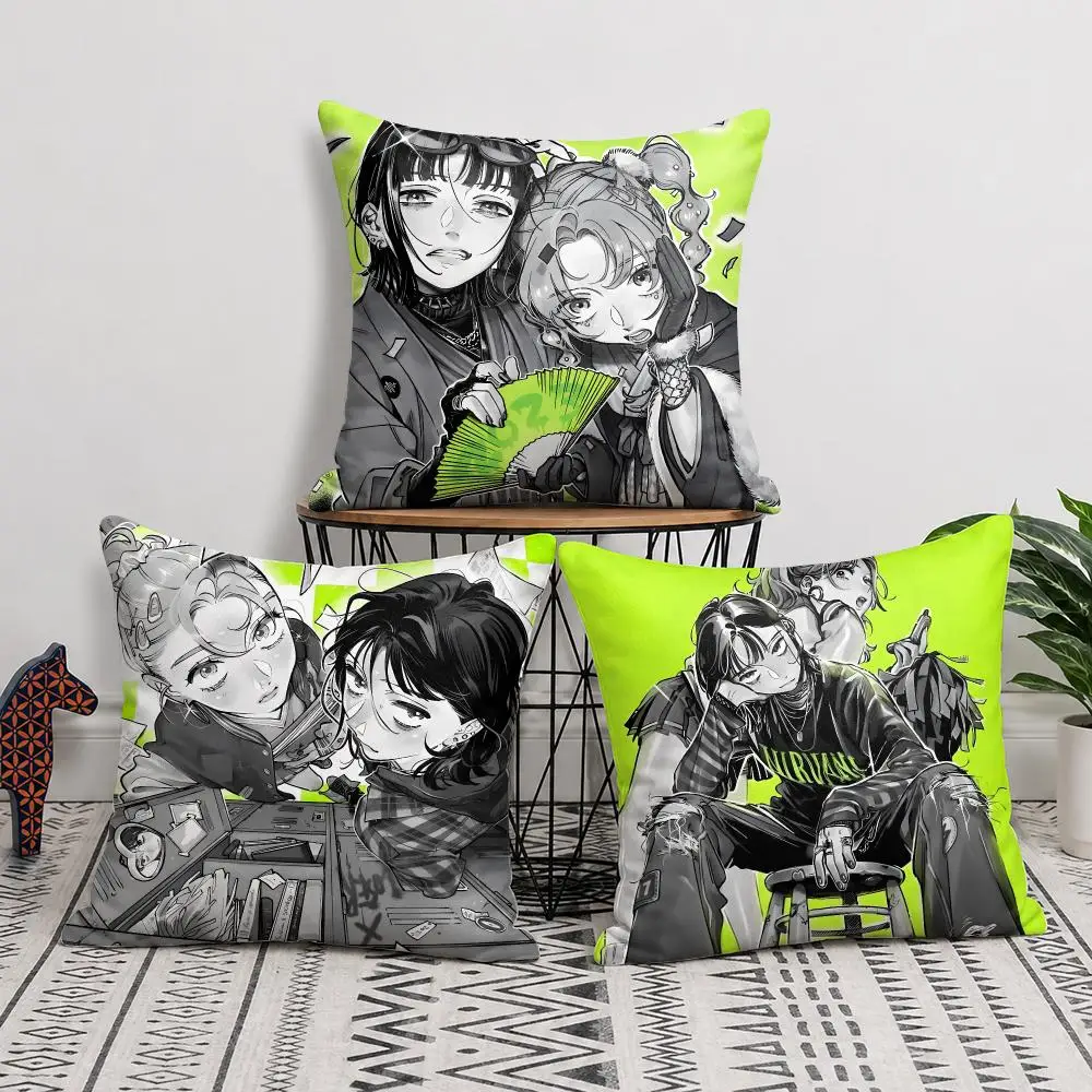 The G-Guy She Was Interested In Wasn't A Guy At All Cushion Cover Double-Sided Plush Sofa Pillow Case Organic Invisible Zipper