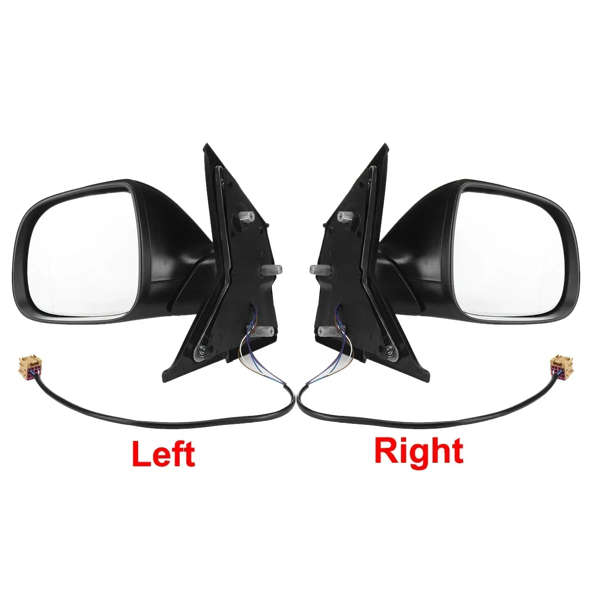 

Left+Right Car Rear View For Volkswagen Transporter T5 2009-2015 Car Side Wing Rear View Mirror Rearview Mirror Exterior Part