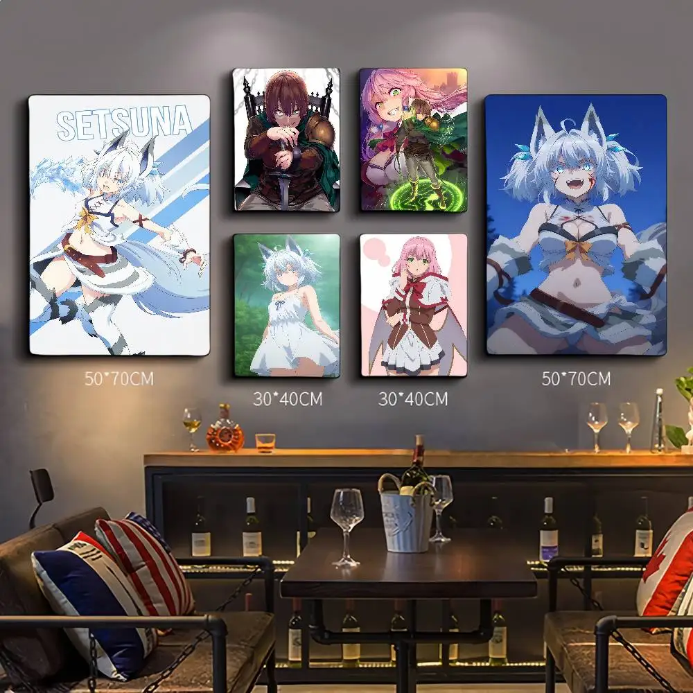 Anime Redo Of Healer Anime Posters Sticky Whitepaper Sticker DIY Room Bar Cafe Kawaii Room Decor