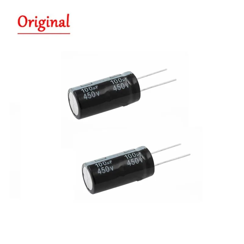 5PCS Original aluminum electrolytic capacitor 450V 100UF 18X35MM multi specification