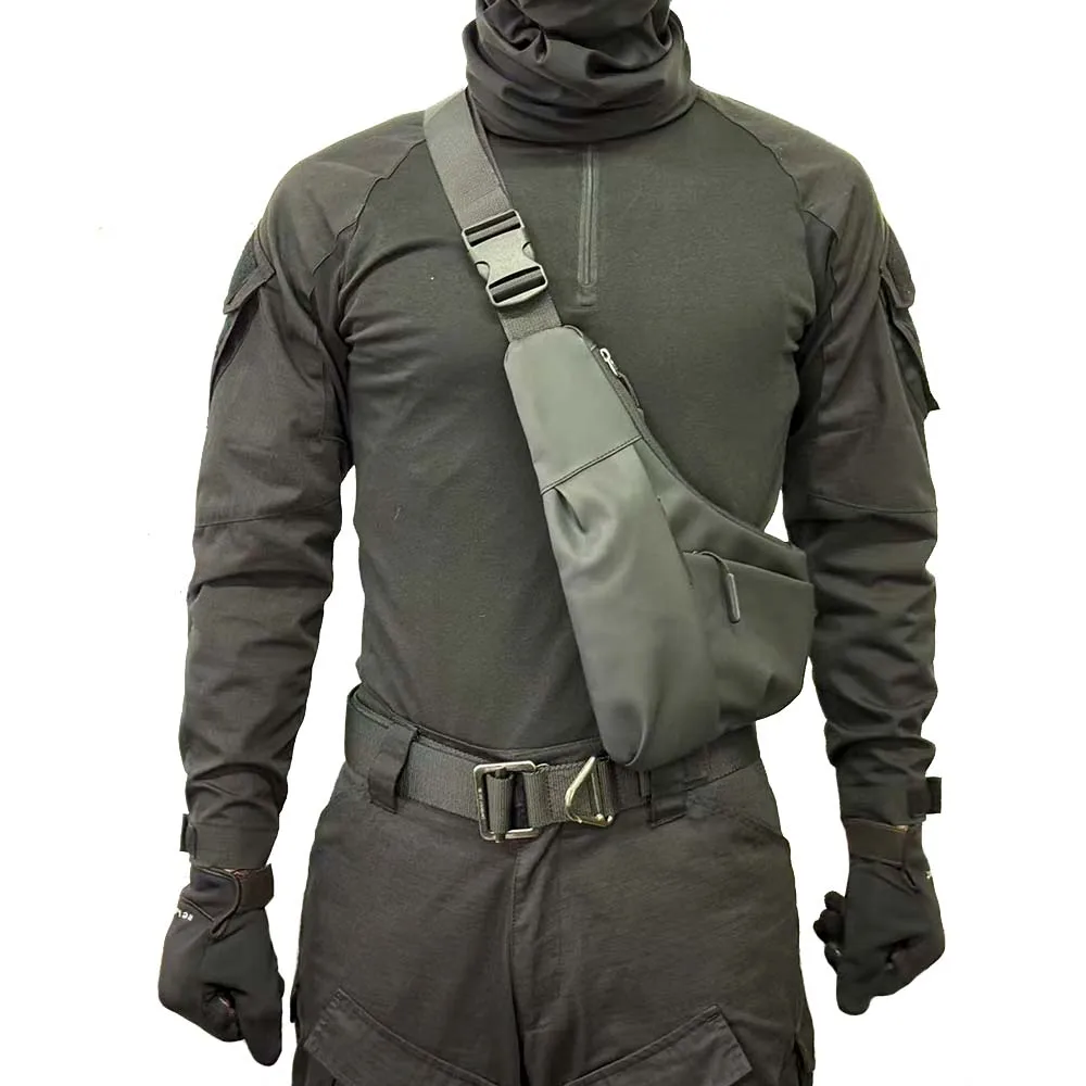 Bolso táctico antivuelo impermeable – Bandolera pecho y hombro - imagen 5