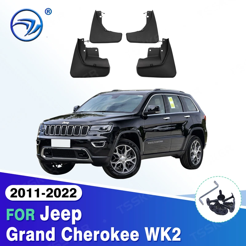 For Jeep Grand Cherokee WK2 2011-2022 2012 2013 2014 2015 Car Mudflaps Mud Flaps Splash Guards Mudguards Flap Fender Accessories