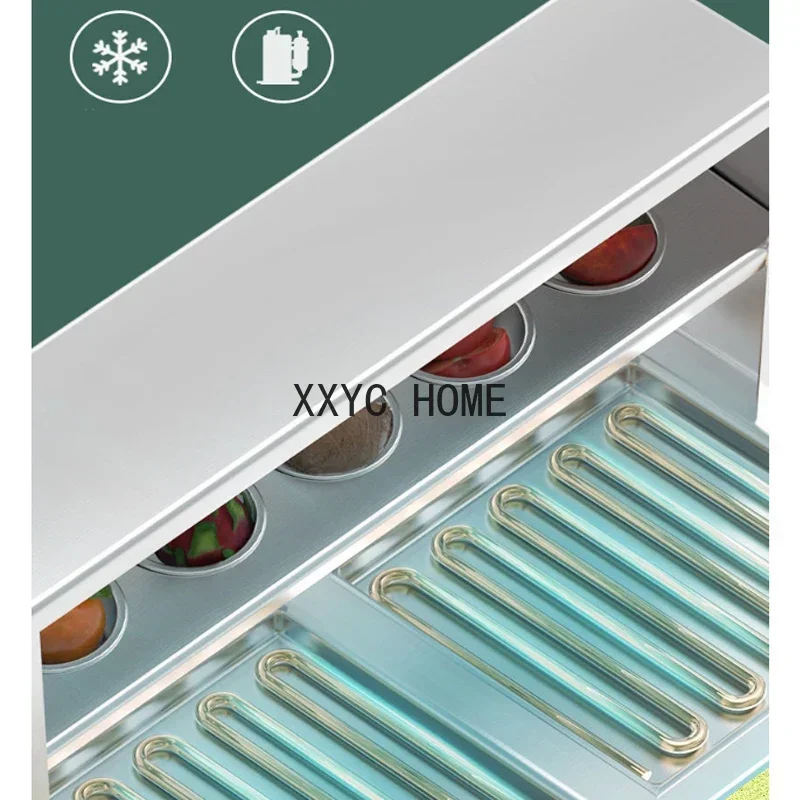 Ice Cream Frying Machine Commercial  Stall Equipment Make  Cold Drink Quick Refrigeration Rapid Defrosting Fruit Milk