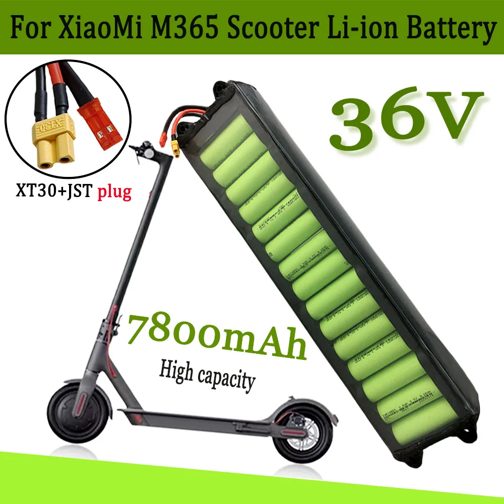 

36V 7800mah Battery 18650 Lithium Cell Pack for 7.8ah Xiaomi Segway M365 Electric Scooter Built in BMS