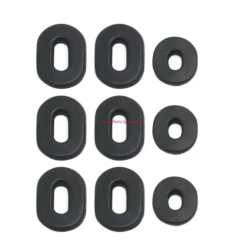 12PCS Motorcycle Rubber Pad Cushion Side Cover Panel Rubber Grommet Kit Edge Cover 83551-300-000 For Honda CB/CT/CL/SL/XL100
