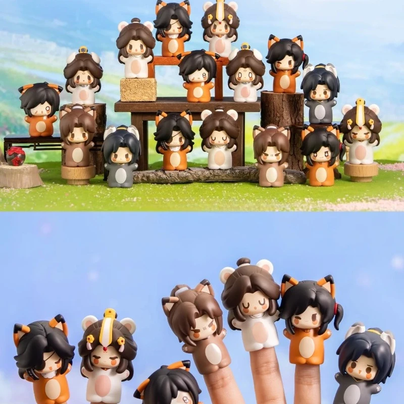 

Подлинная официальная благословение Tian Guan Ci Fu Heaven, аниме, кончик пальца, серия Cute Pet, слепая коробка Hua Cheng Xie Lian, куклы, детский подарок