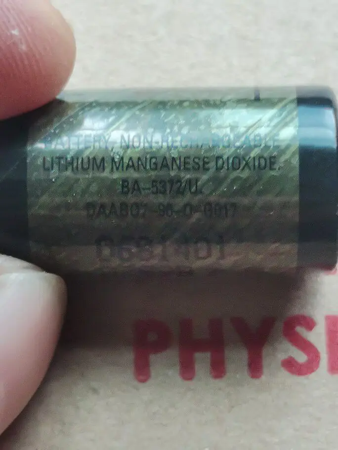 .。for BA-5372/U 6V 500MAH lithium battery.。