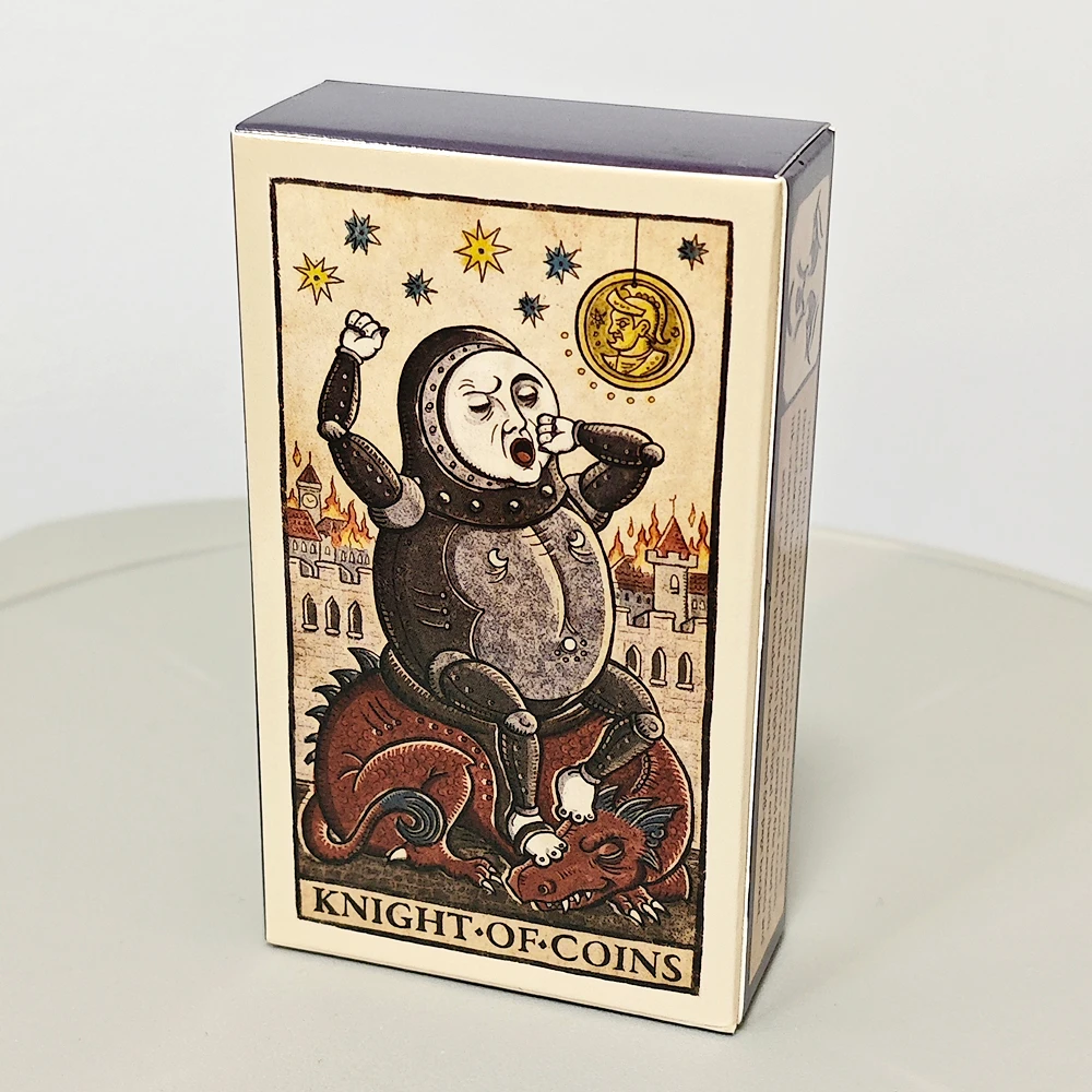 

10.3*6cm Trionfi Della Luna Tarot - Fully Illustrated 78-card Tarot Deck Inspired By Marseilles Style Tarot