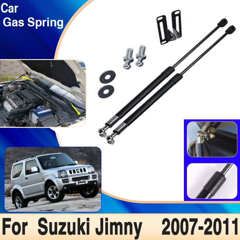 For Suzuki Jimny Accessories 2007 2008 2009 2010 2011 Car Front Hood Engine Supporting Struts Spring Shock Bars Car Accessories