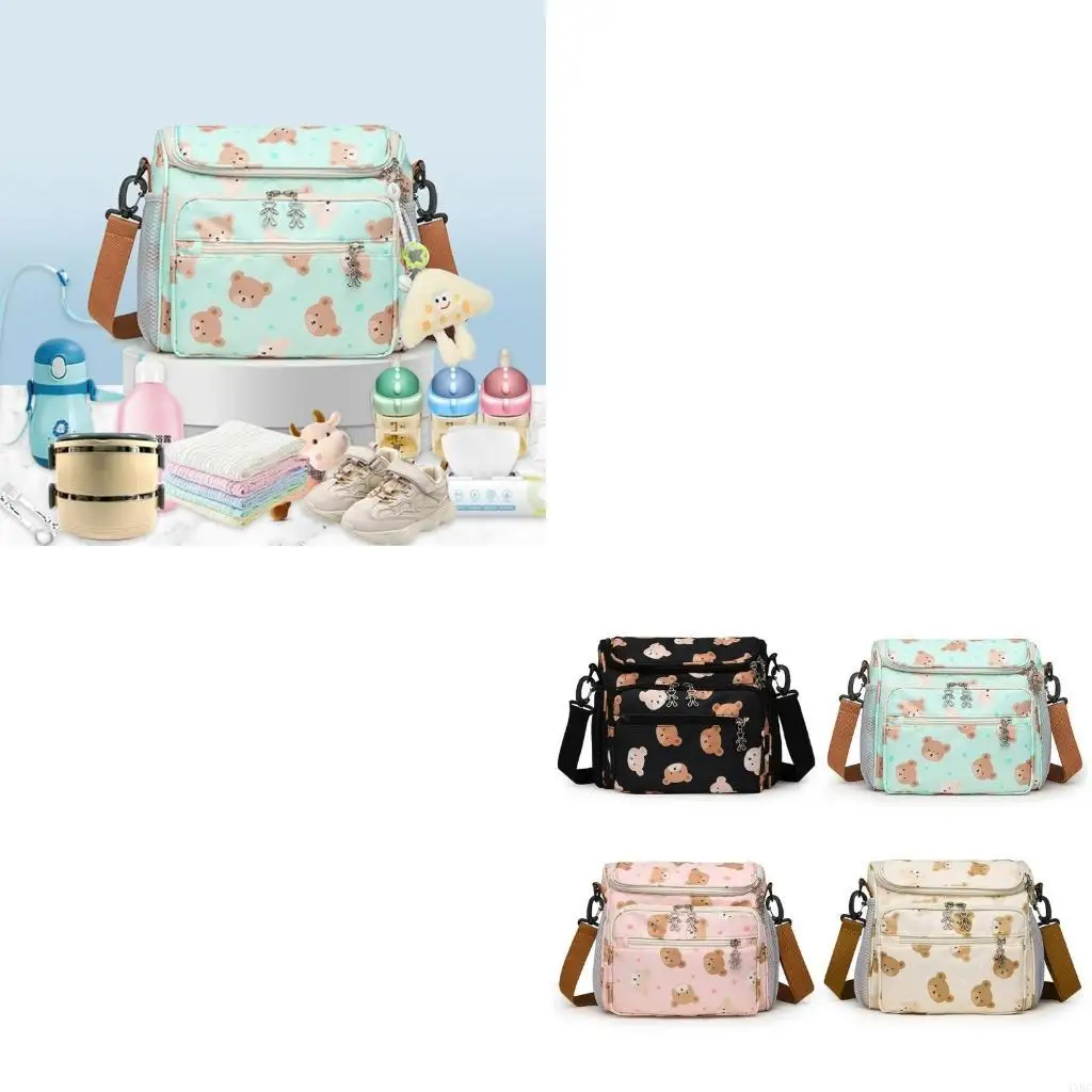 

Материнская сумка для ткани и полиэстера с карманами для бутылок и подгузников большая сумка для путешествий 4xbc