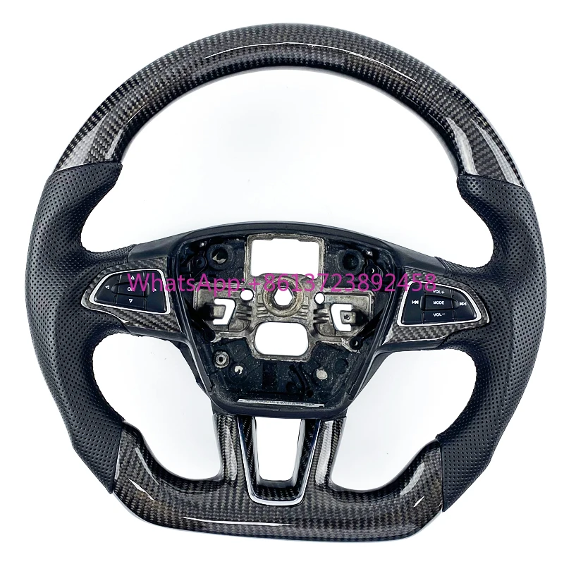 

Carbon Fiber Custom Car Steering Wheel Fit for Ford FOCUS RS ST MK2