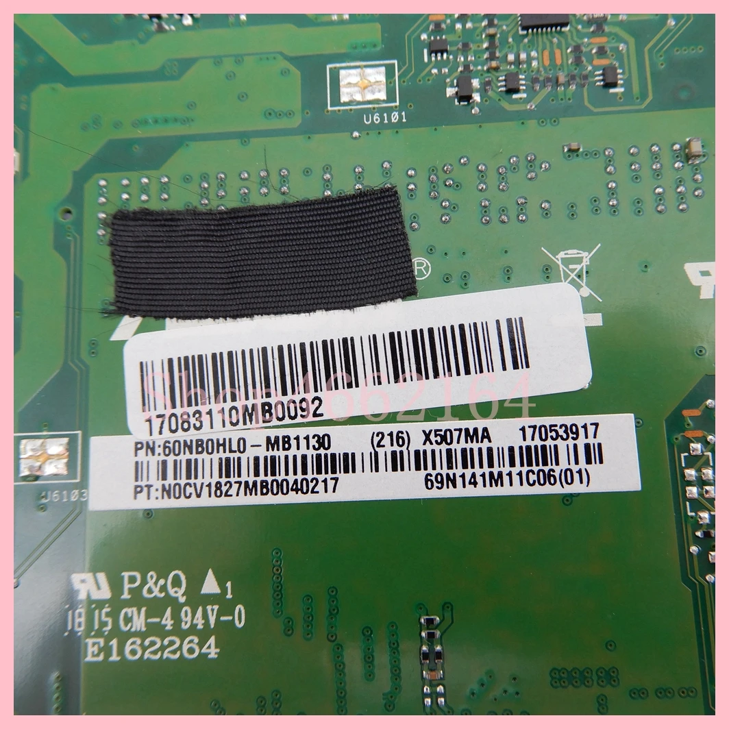 Imagem -06 - Placa-mãe do Portátil para Asus Vivobook 15 X507ma Cpu N5000 X507m X507ma A507m A507ma F507m 100 Testado ok