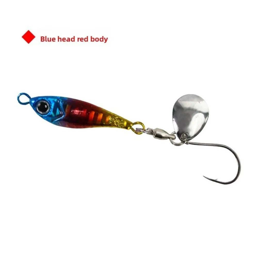 2pcs Cast Metal Vib Fishing Lure Jigging 10g 20g Spinnerbait fishing Hook Bass Pike Lure Shore Fishing