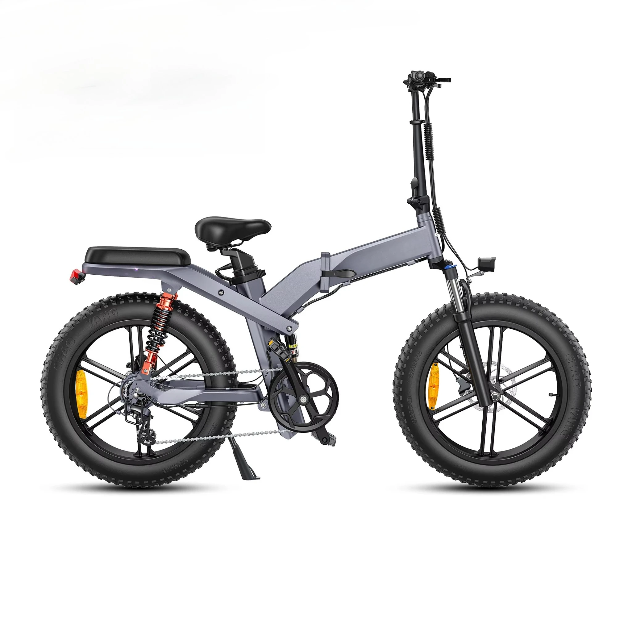 750W Mountain Electric Bicycle Rear Hub Brushless 48V 22.2Ah Lithium Battery 20in Fat Tyre Aluminum Alloy for