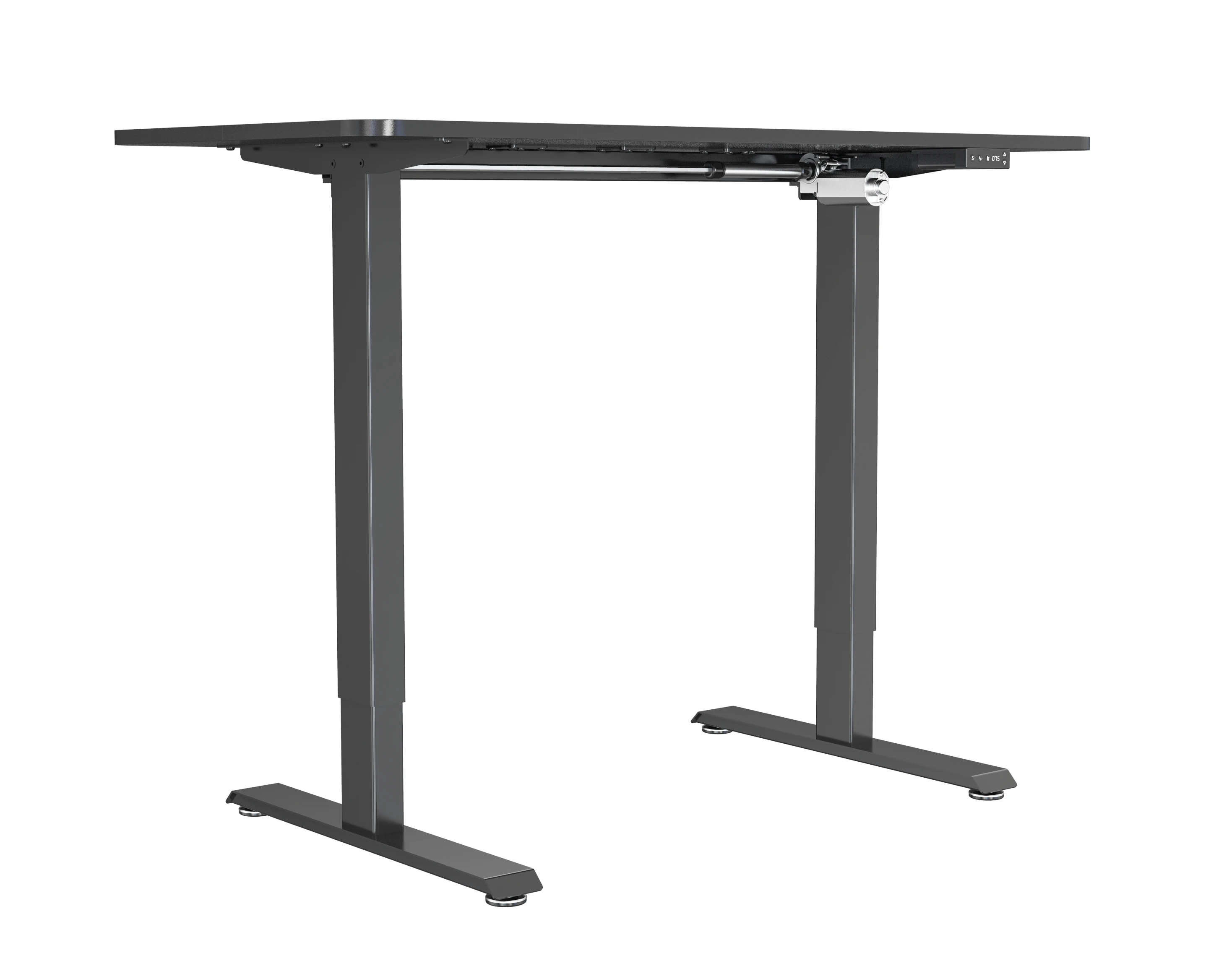 Modern Single Motor Electric Height Adjustable Extendable Sit to Stand Computer Desks for Commercial Use GHED121D-2P