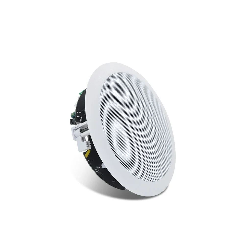 6-дюймовый потолочный стерео-динамик с поддержкой Wi-Fi, Bluetooth, для домашнего кинотеатра, фоновой музыки, аудиосистемы общественного вещания, 6 шт.