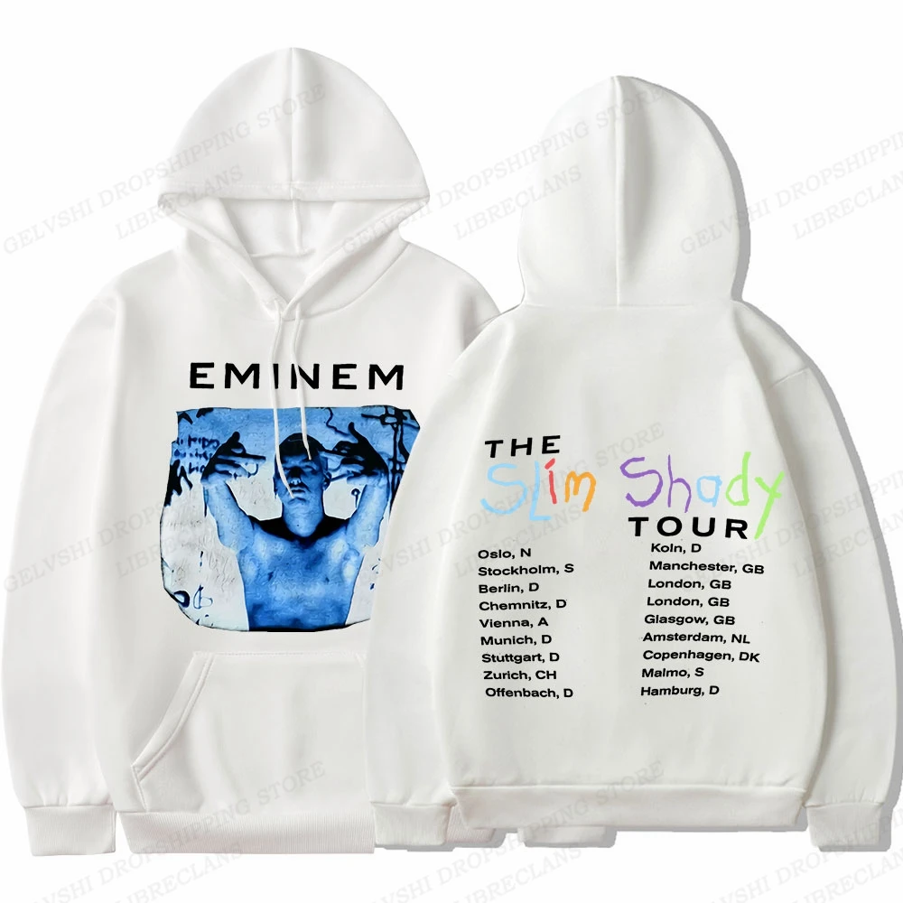 Hip Hop Eminem Hoodie Men Women Fashion Hoodies Kids Hoodies Women Sweatshirts Boy Coats Slim Shady Sweats Rapper Clothes Punk