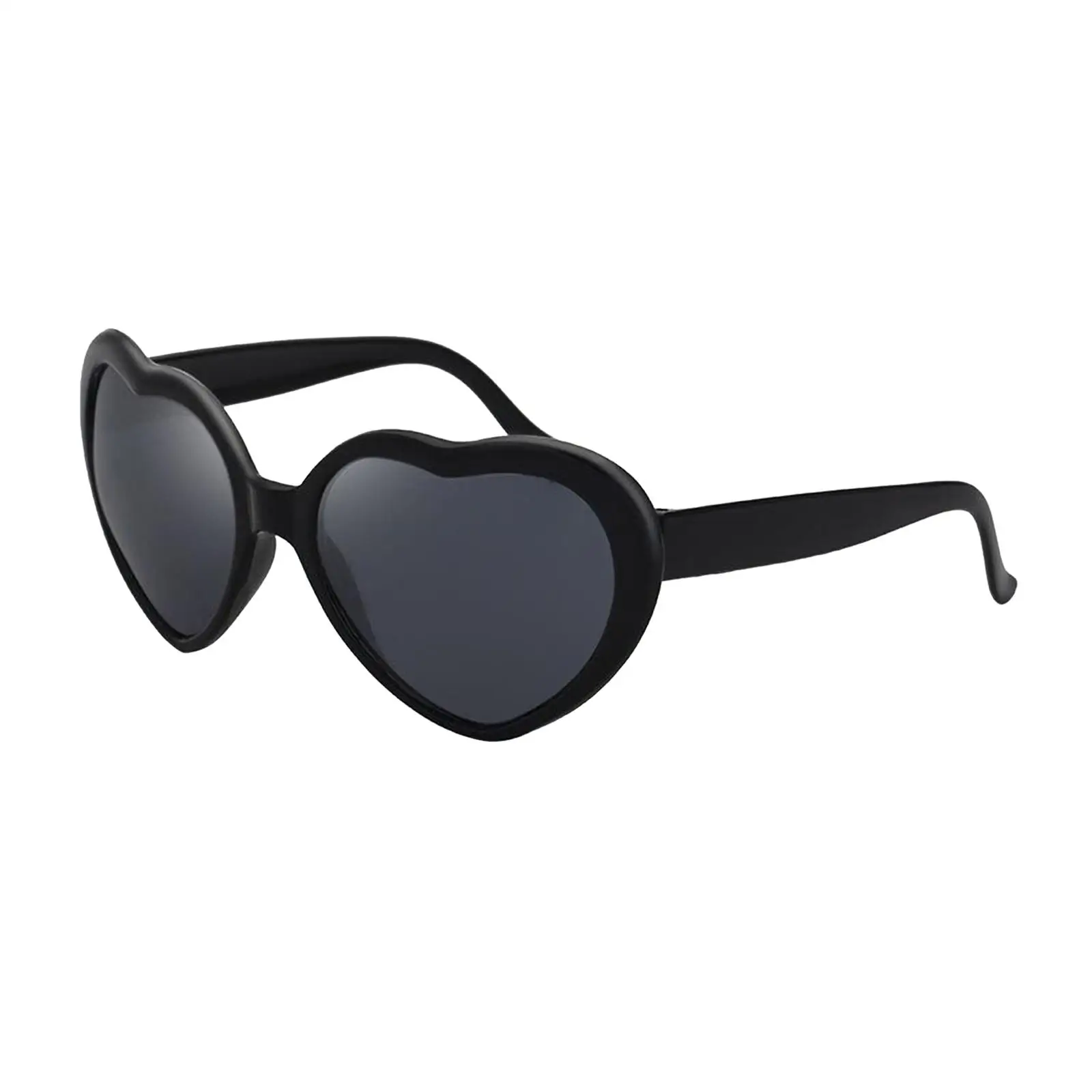Fashionable Heart Sunglasses Women Cute Love Pink Frame Plastic Shades Outdoor Party Beach Shopping Trendy Eyewear Gift