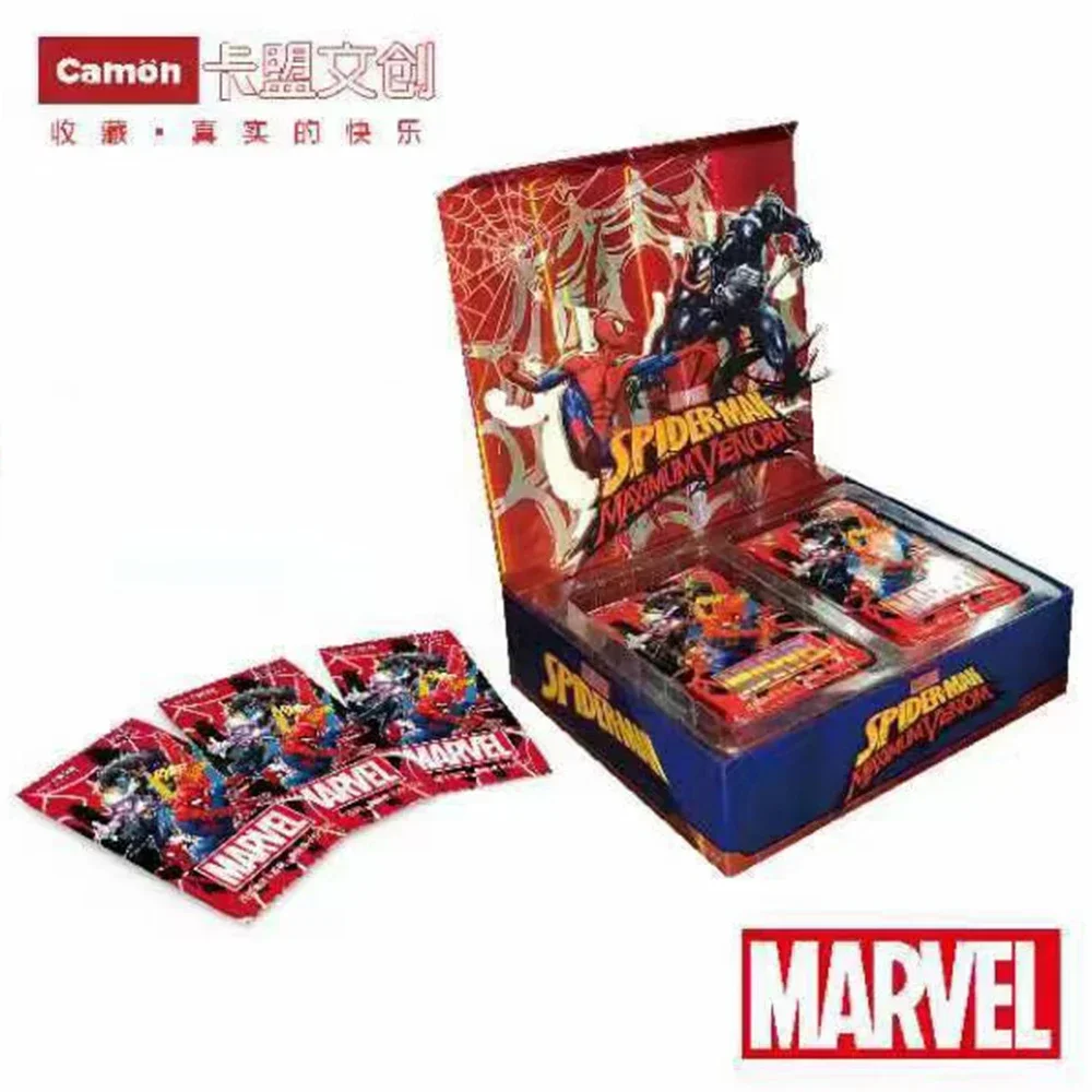 KAYOU Genuine Marvel Avengers Iron/Spider Man Movie Anime Collection Bronze Flash Card Out Of Print Hero Battle Game Boy Gifts