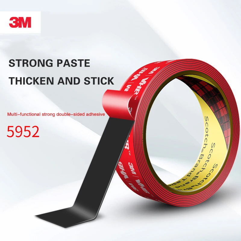 

3M Glue Tape Thickness Strong Double Side Adhesive Foam Tape Mounting Fixing Pad Sticky Double Sided Tape Traceless Waterproof