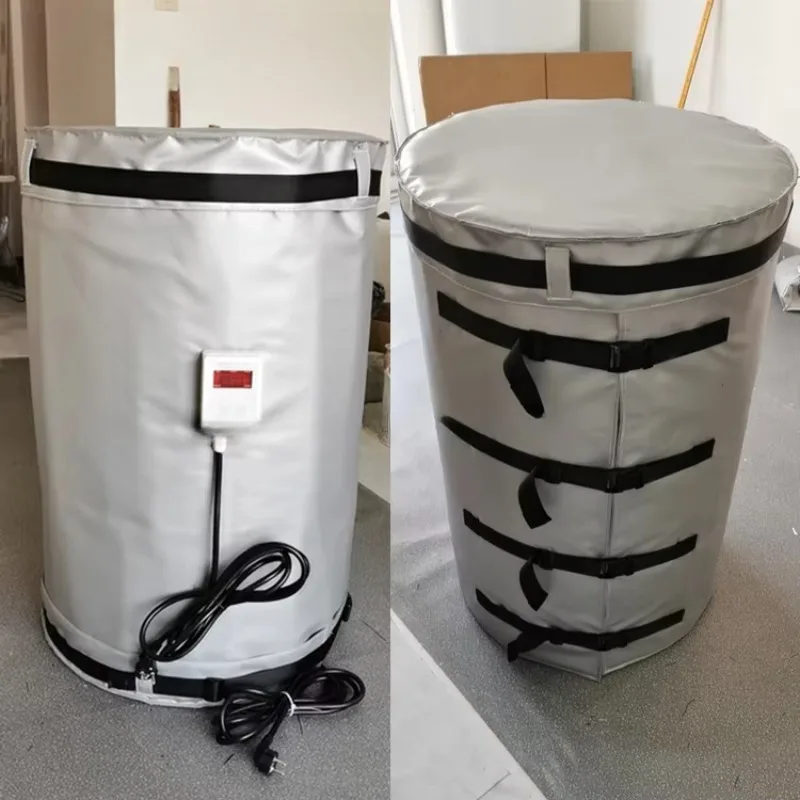 High Temperature Heaters for 55-Gallon Industrial Drum and Barrel Heating Blanket