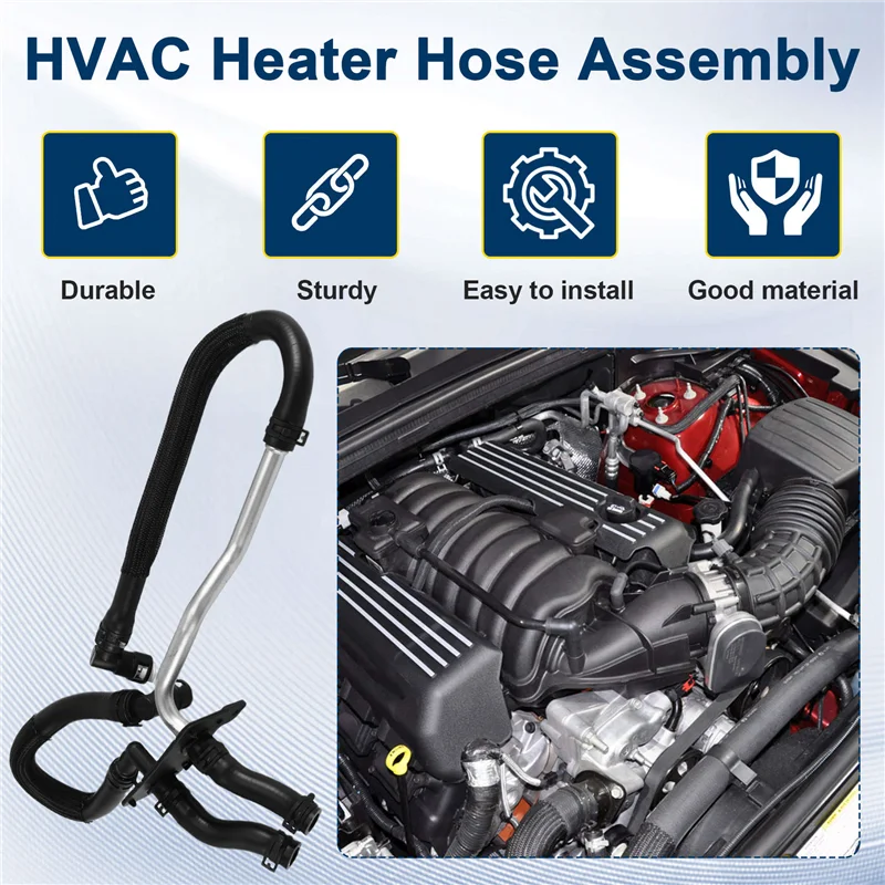 

A95E-HVAC Heater Hose Assembly 55038032AK 55038032AE 55038032AI For Jeep Grand Cherokee Chrysler 2011 - 2017