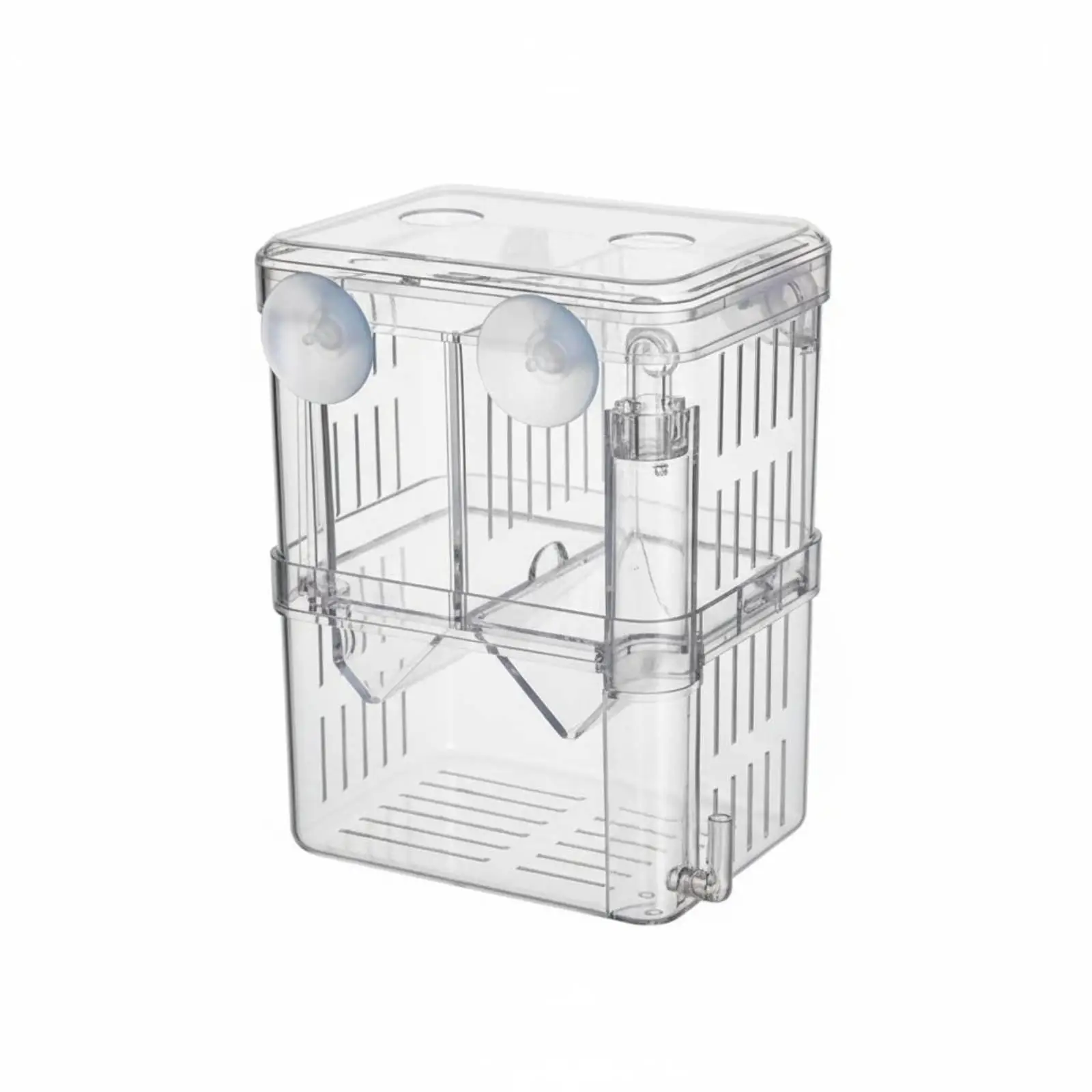 Double Layer Aquarium Breeding Tank Fry Isolation Separator Transparent Hatchery Box for Fish Tank Supplies