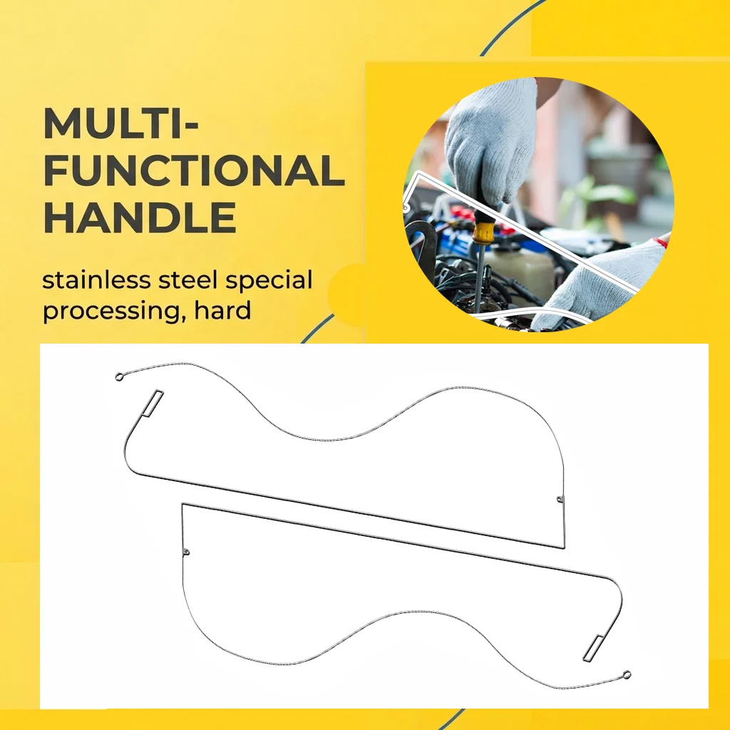 Stretch Lever Opening Tool 42.5 Inch Emergency Long Distance Stretch Lever Opening Tool Stainless Steel Lever Opening Tool