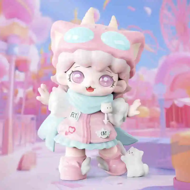 

Genuine Mioco Accompanying Diary Series Vinyl Blind Box Anmiate Figurines Cute Trendy Mystery Box Customized Ornament Girl Gifts